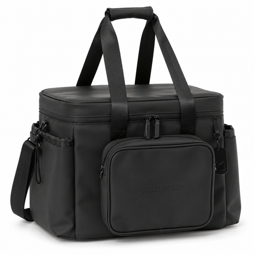 GRILLMONKEY Cool Kong 40L – Charcoal Black – Vorne links