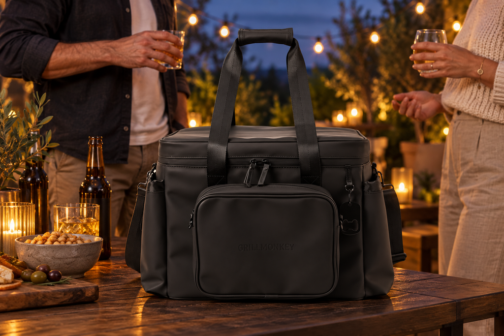 GRILLMONKEY Cool Kong 40L – Charcoal Black – Draußen