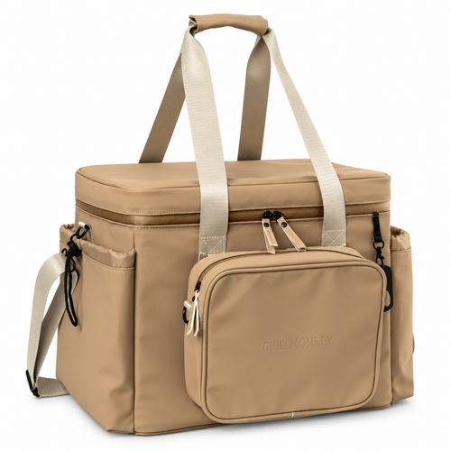 GRILLMONKEY Cool Kong 40L – Desert Sand – Vorne links