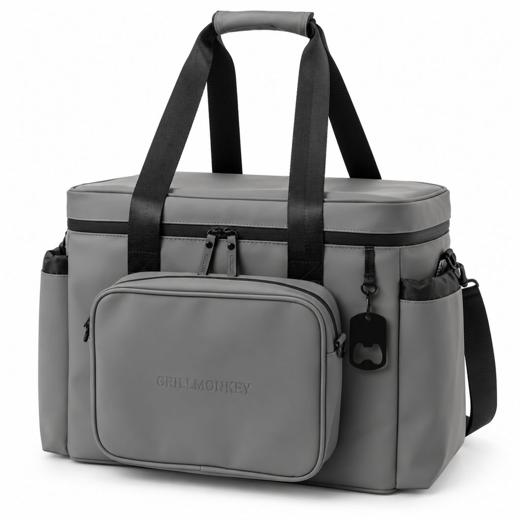 GRILLMONKEY Cool Kong 40L – Gorilla Gray – Vorne rechts