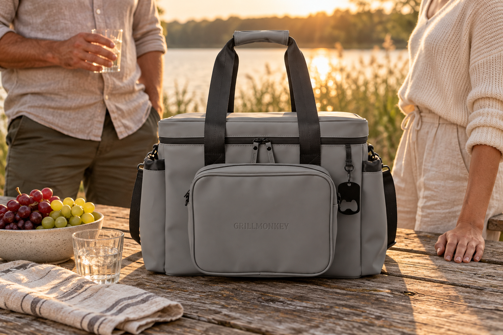 GRILLMONKEY Cool Kong 40L – Gorilla Gray – Draußen